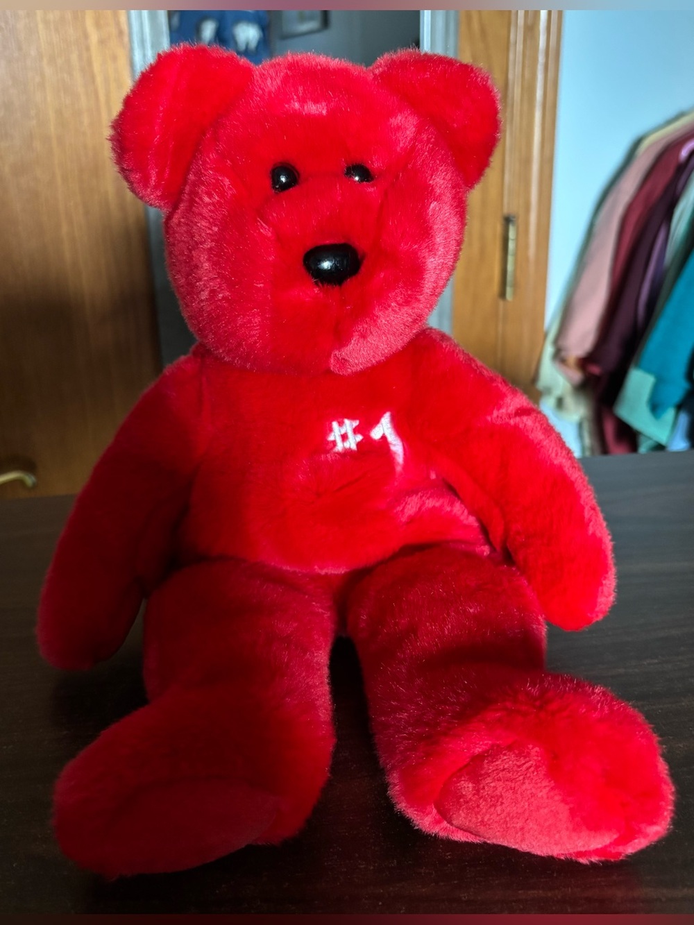 TY Classic “#1” bear